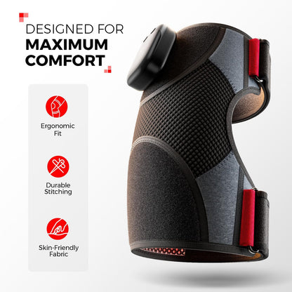 Knee Massager with Heat and Red Light Therapy for Knee Pain Relief