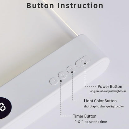 Book Light for Reading in Bed at Night Flat Reading Lights, Black