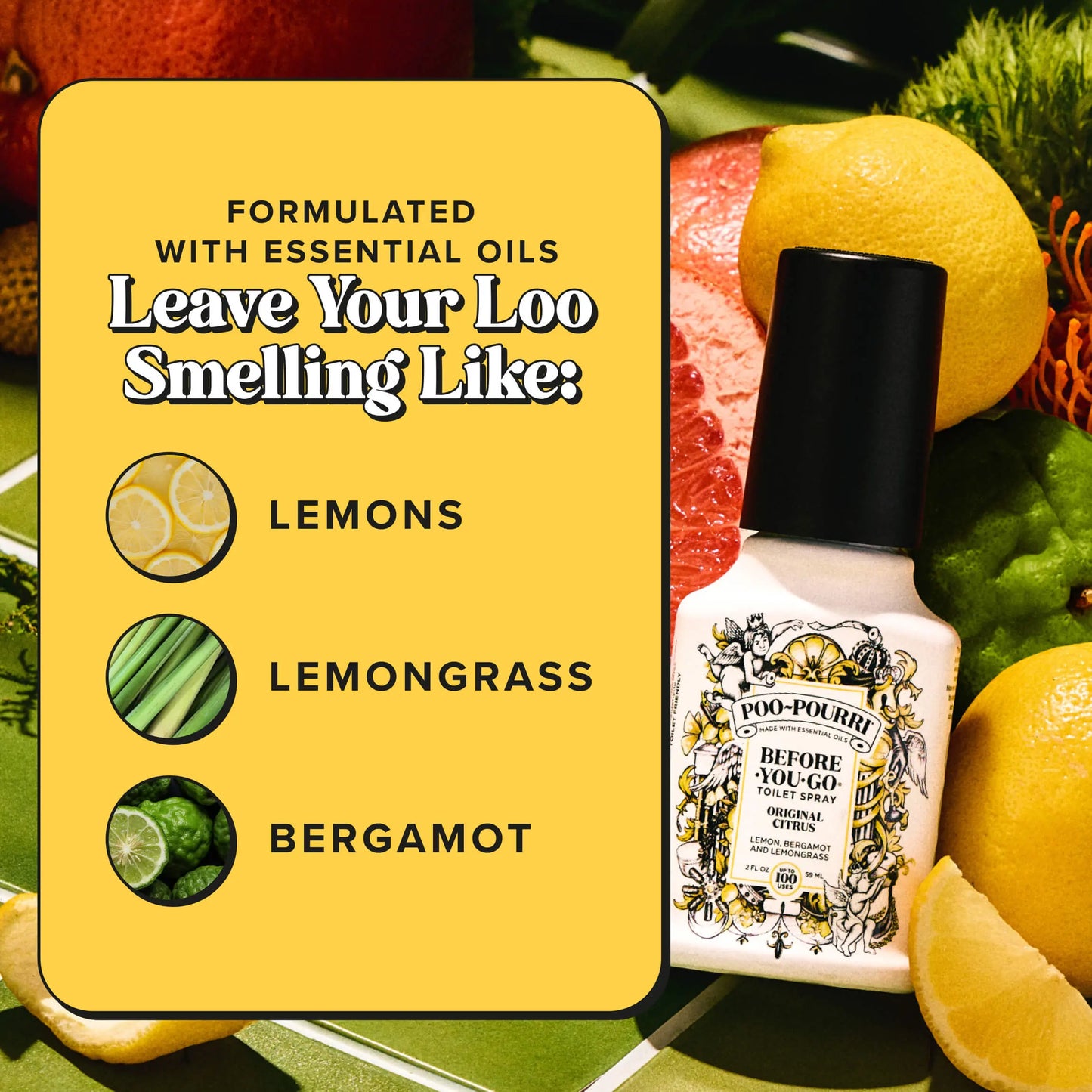 Poo~Pourri Toilet Spray 2Oz - 3 Pack Bundle
