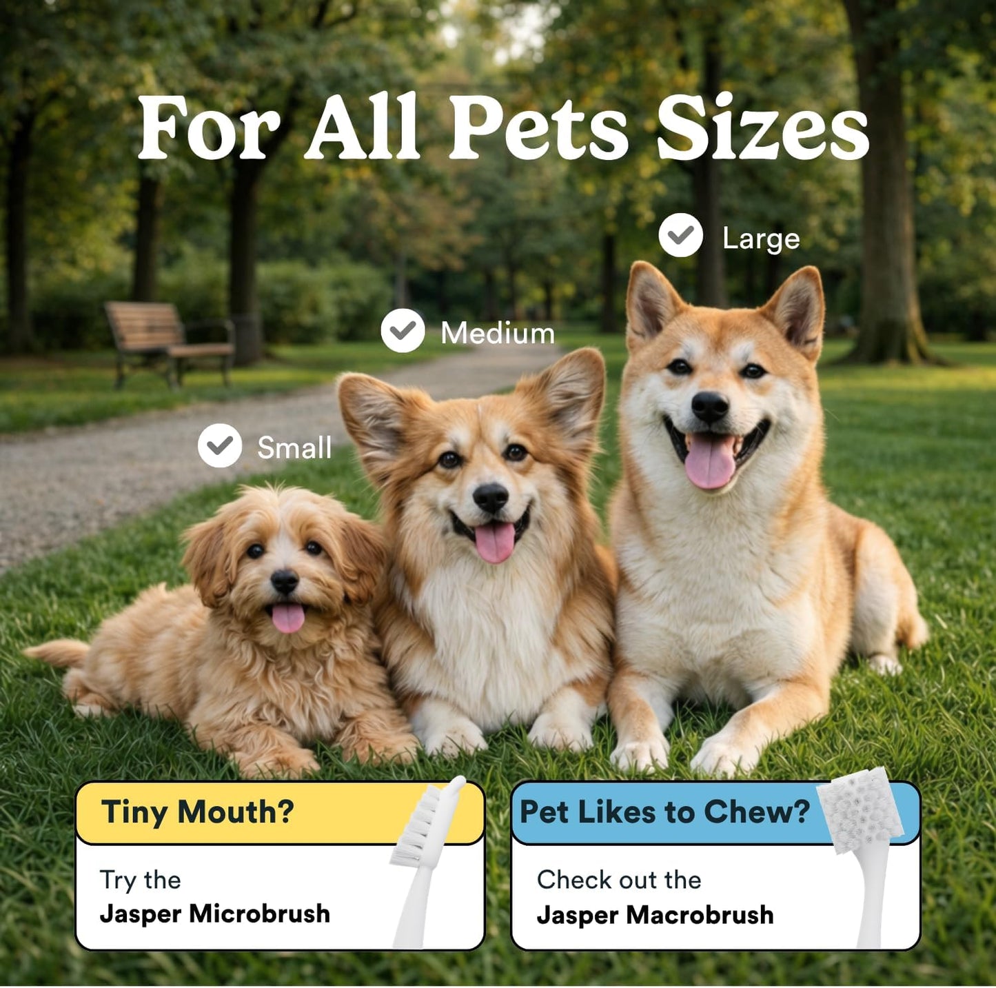 Dog Toothbrush, 360° Finger Toothbrush for Dogs & Cats, Blue 2-Pack