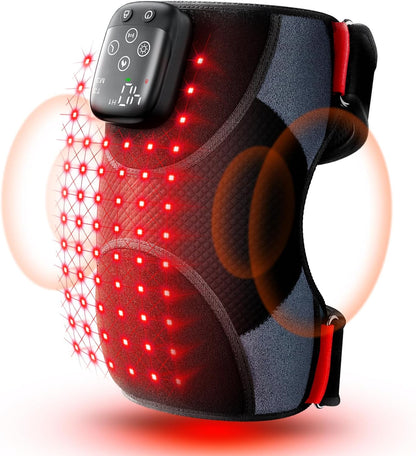Knee Massager with Heat and Red Light Therapy for Knee Pain Relief