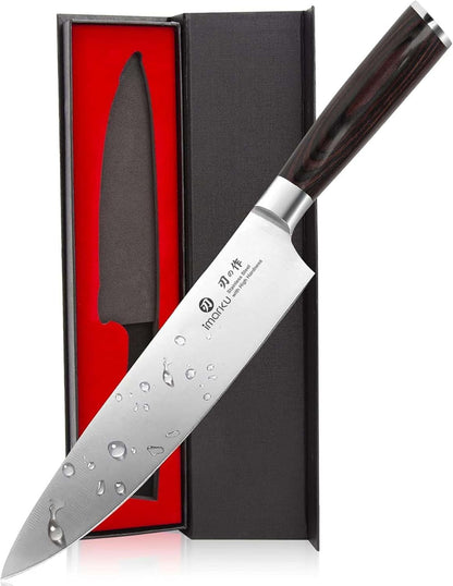 Japanese Chef Knife-Sharp Kitchen Knife 8 Inch, Gift for Mom & Dad