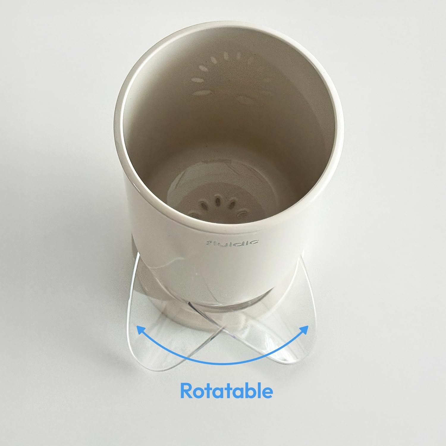 Self-Draining Utensil Drying Holder - Beige