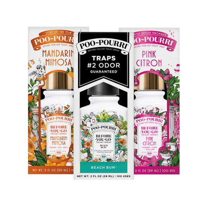 Poo~Pourri Toilet Spray 2Oz - 3 Pack Bundle