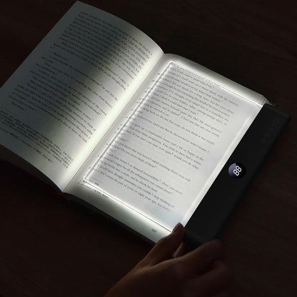 Book Light for Reading in Bed at Night Flat Reading Lights, Black
