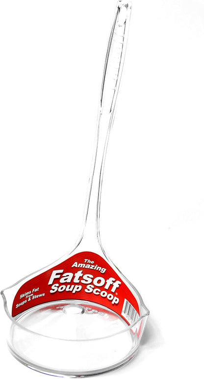 Fat Skimmer - Efficient Fat Separator for Soups, Stews, and Broths - Removes Fat Quickly and Easily - Made in USA, Original Inventor