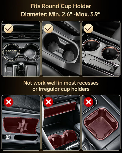 Cup Holder Phone Holder for Car, 2 in 1 Cup Holder Phone Mount