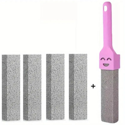 5 Pcs Pumice Stone Cleaning Stick, Toilet Seat Limescale, Rust, Stain & Dirt Removal Brush, Bathroom Tile & Sink Household Washing Tool, Restroom Bathroom Accessory, Home