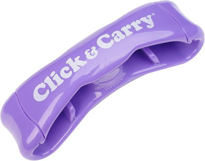 Ergonomic Grocery Bag Carrier Handle & Bag Holder - Purple
